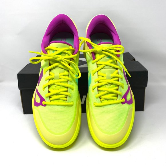 Converse Mens Size 11 169513C G4 OX Lemon Venom Hyper Magenta Volt Low Sneaker - Picture 3 of 11